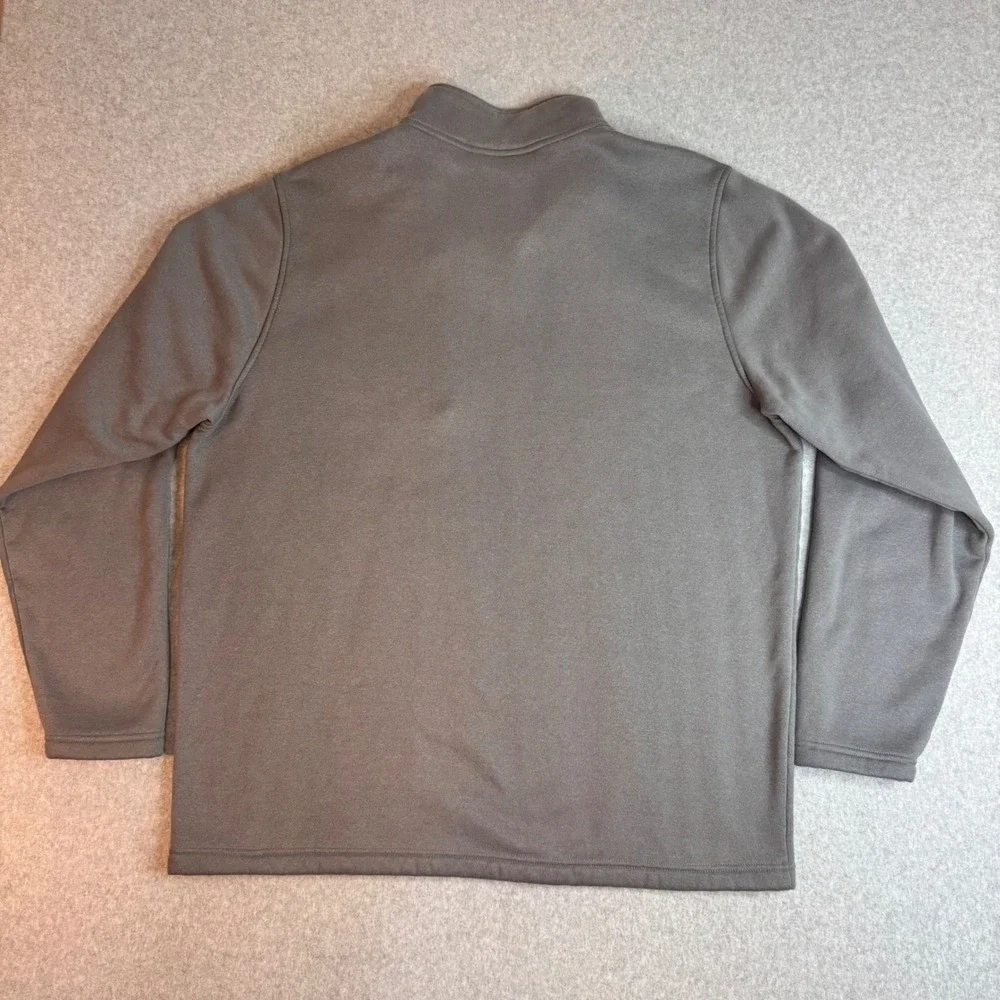 Under Armour Mens XL Gray Sherpa Lined Quarter Zip Fleece Pullover